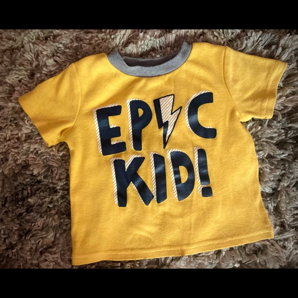 Toddler Yellow Graphics T-Shirt